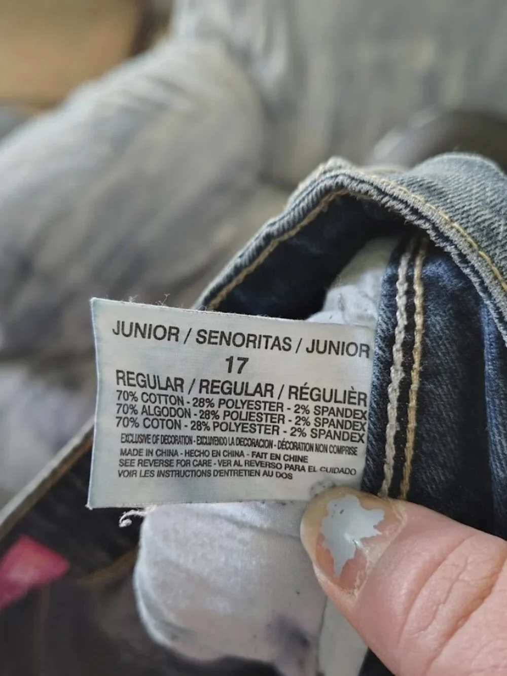 Juniors 'Glo Jeans Goldy Lowrise Skinny' Size 17